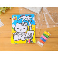 children's cartoon yellow sand painting children's safety and environmental protection DIY manual sand painting patterns